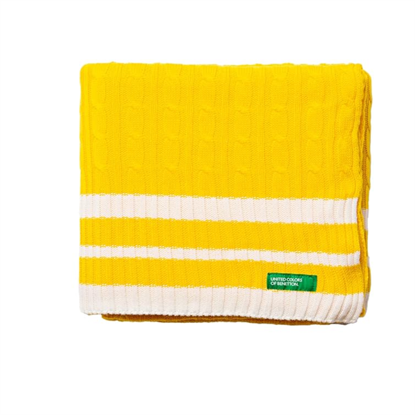 Benetton Rainbow Blanket 140x190cm Yellow